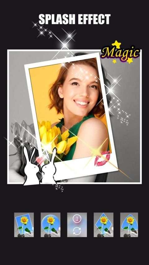 Collage Maker- Poto Grid, Square fit, music video screenshot 2
