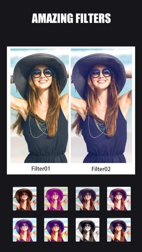 Collage Maker- Poto Grid, Square fit, music video screenshot 3