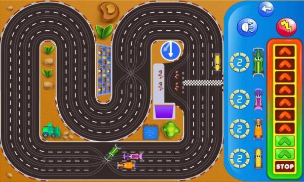 Racing Cars for Kids स्क्रीनशॉट 1