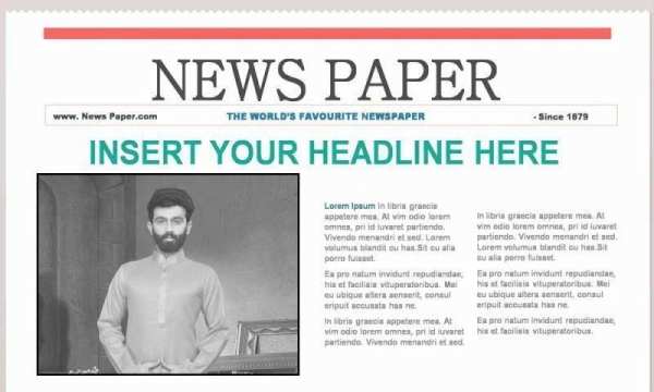 Newspaper Photo Frames स्क्रीनशॉट 2