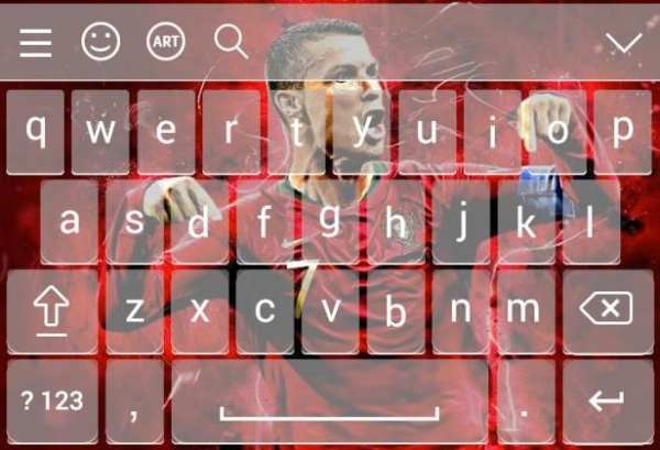 Keyboard For Cristiano Ronaldo screenshot 4