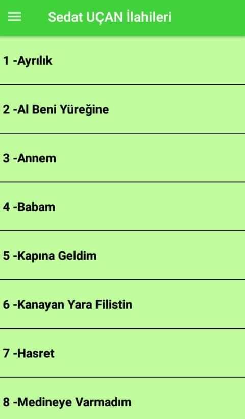 Sedat Uçan İlahiler (İnternetsiz 40 İlahi) screenshot 4
