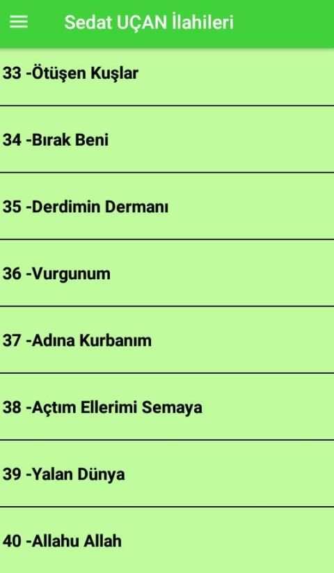 Sedat Uçan İlahiler (İnternetsiz 40 İlahi) screenshot 1