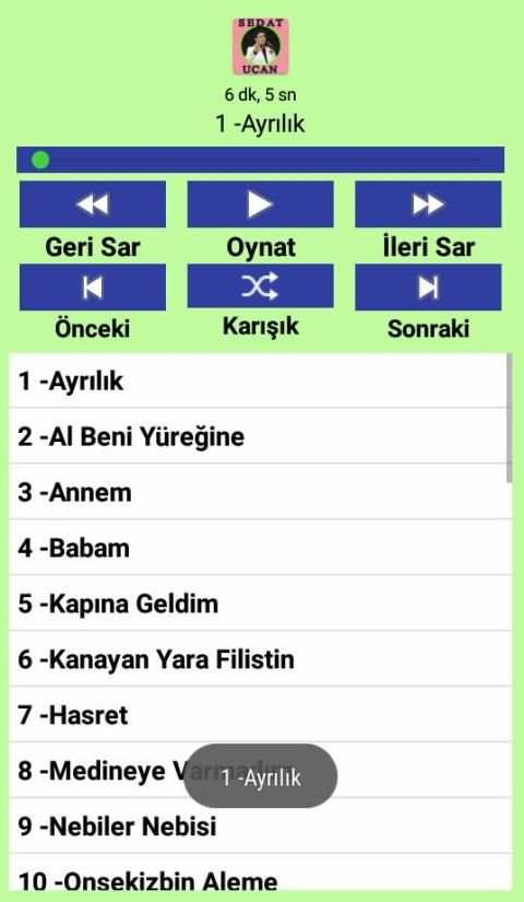 Sedat Uçan İlahiler (İnternetsiz 40 İlahi) screenshot 2