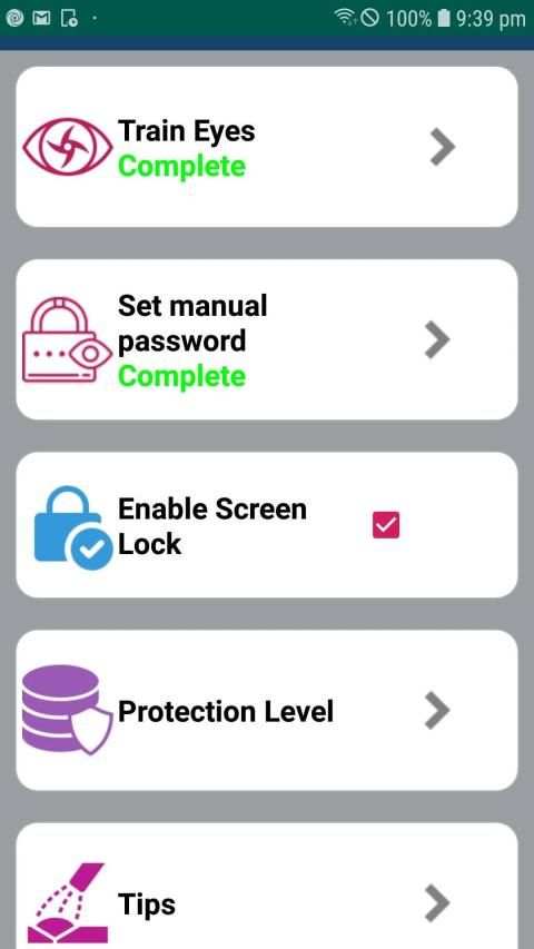 Eye Scanner Lock Screen स्क्रीनशॉट 1