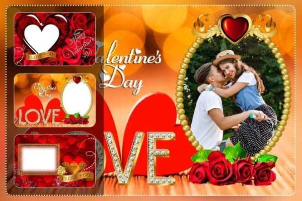 Valentine Day Photo Frame : Heart Photo Editor स्क्रीनशॉट 6