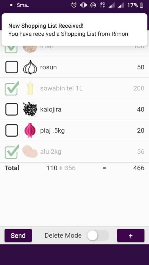 Smart Shopping List screenshot 2