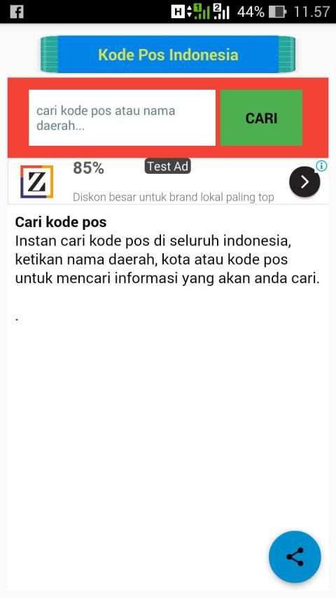 Cari Kode Pos screenshot 5