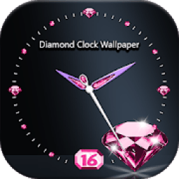 Diamond clock wallpaper आइकन