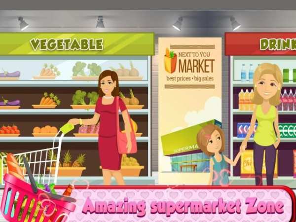 Shopping Mall Supermarket Free Cash Register Game screenshot 1
