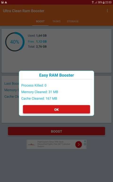 Ultra Clean Ram Booster screenshot 2