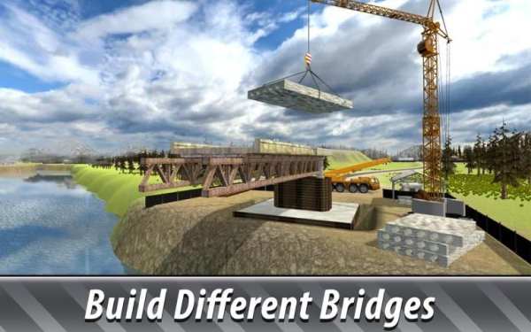 Bridge Construction Sim 2 स्क्रीनशॉट 1