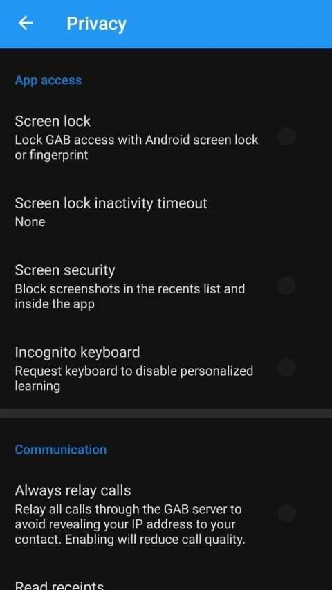 GAB-Messenger screenshot 3