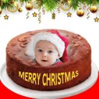 Christmas Cake with Name and Photo