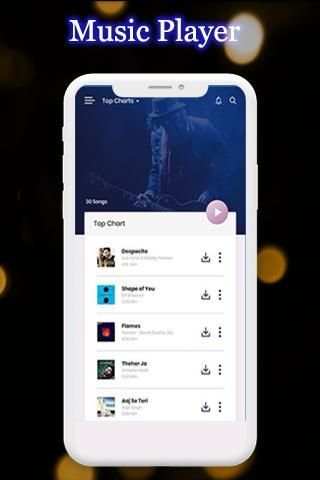 Music - MX Mp3 Player स्क्रीनशॉट 2