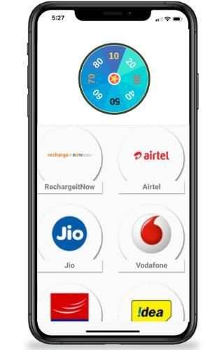 Wheel cash - Free Mobile Recharge screenshot 1