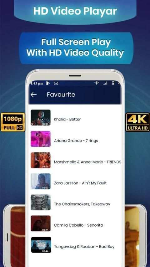 Video Player All Format for Android स्क्रीनशॉट 3