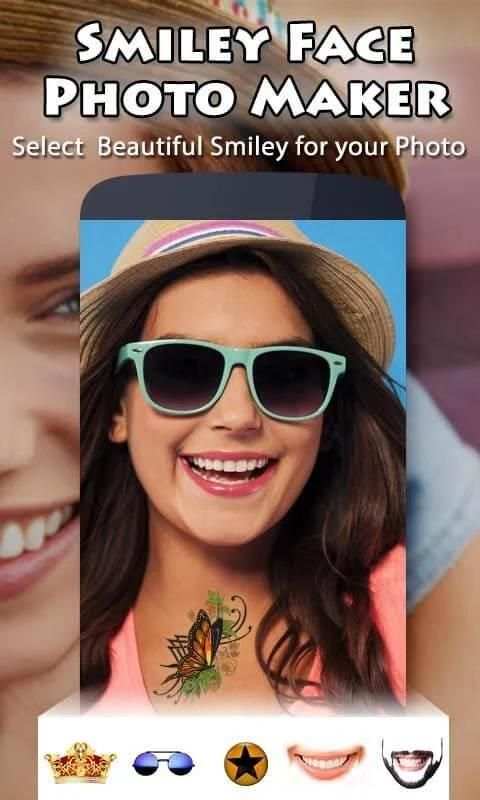 Smiley Face Photo Maker स्क्रीनशॉट 2