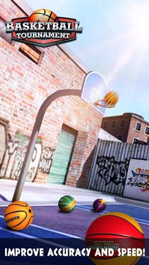 Basketball Tournament - Free Throw Game screenshot 5