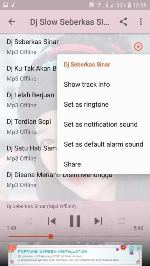 Dj Slow Seberkas Sinar screenshot 3