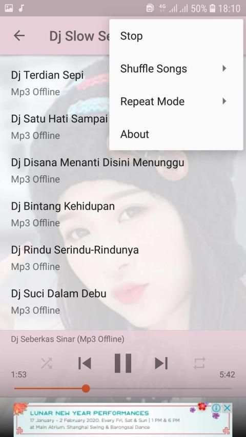 Dj Slow Seberkas Sinar screenshot 2
