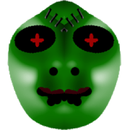 Kill zombies touch zombies kill zombies halloween icon