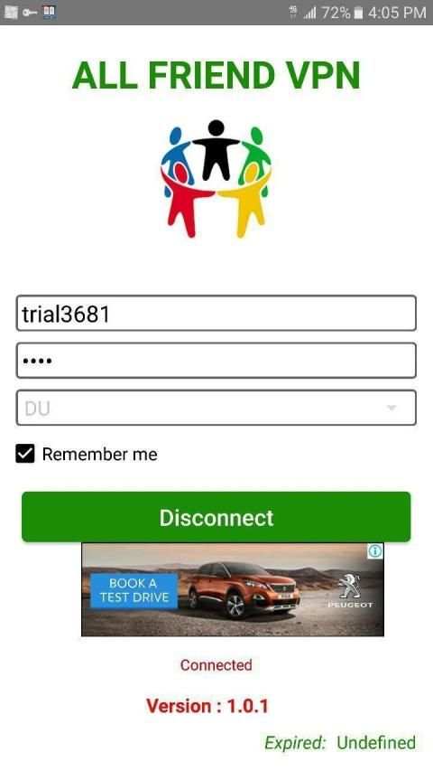 All Friends VPN screenshot 1
