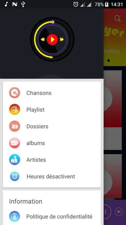 Songs Player screenshot 1