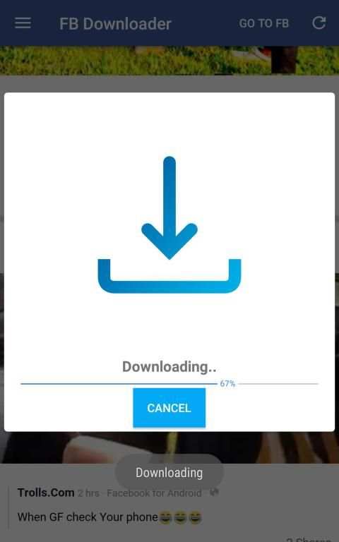 FB Downloader screenshot 2