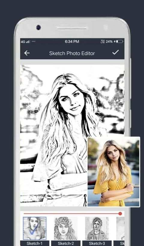 Sketch Photo Editor स्क्रीनशॉट 4