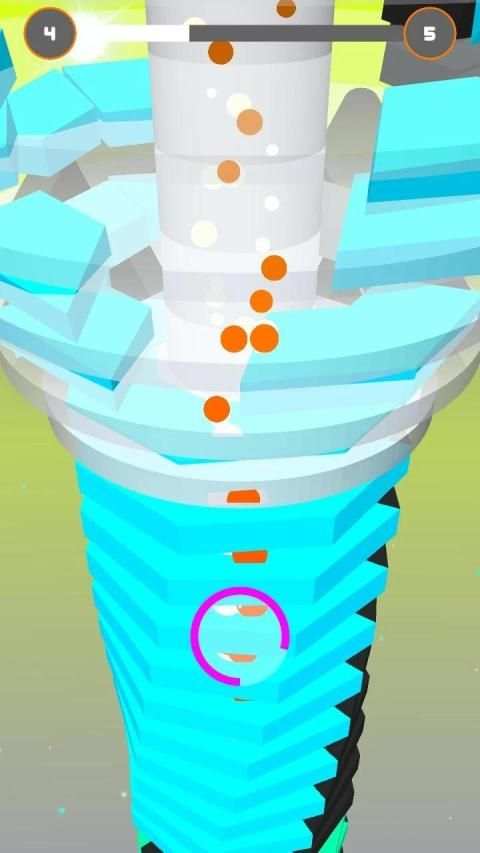 Crazy Stack Falling Ball screenshot 3