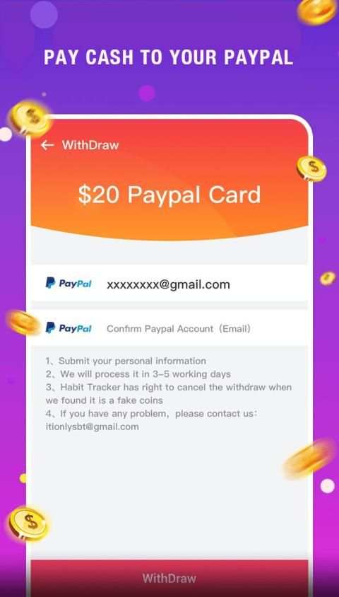 Habit Tracker - Cash Reward & Make Real Money screenshot 1
