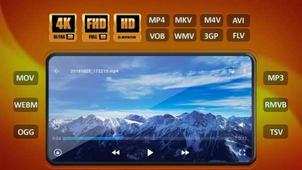 HD MX Player: All format video Player & Codec 2019 स्क्रीनशॉट 4