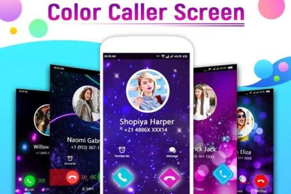 Color Caller Screen – Color Your incoming Call 1 تصوير الشاشة