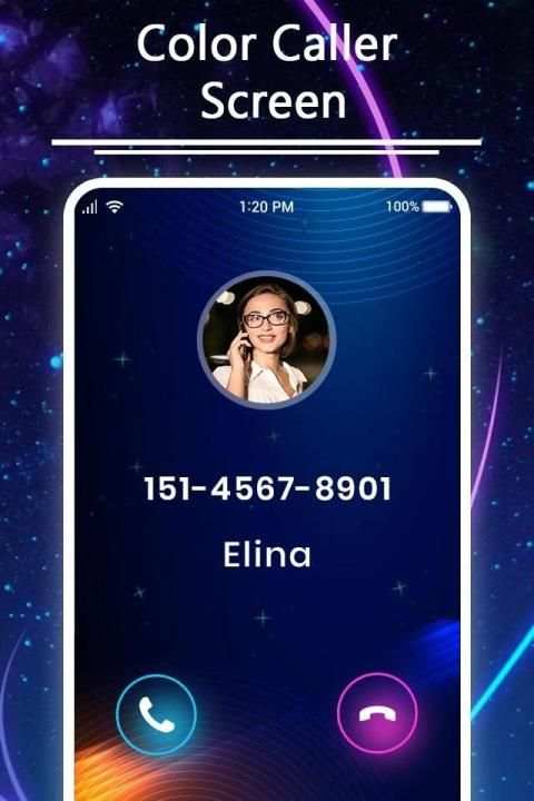 Color Caller Screen – Color Your incoming Call 5 تصوير الشاشة