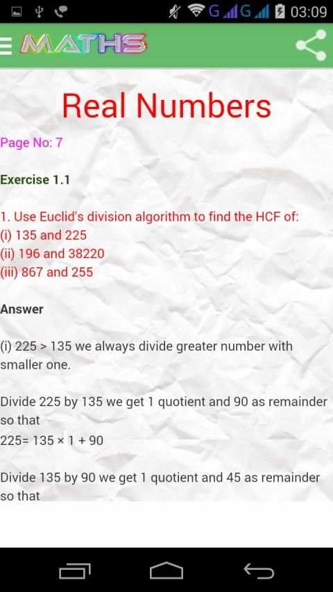 Class 10 Maths Solutions screenshot 6