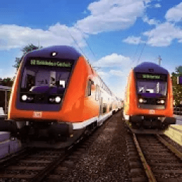 ikon Train Racing Games Simulator 3D:2 Player Game 2020