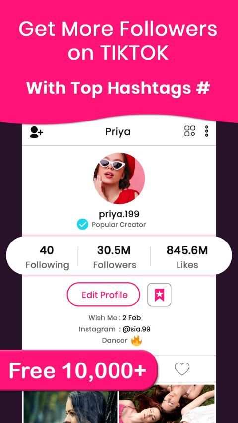 VIP Tool: Freer Tool For TikTok, Get Real Follower स्क्रीनशॉट 4