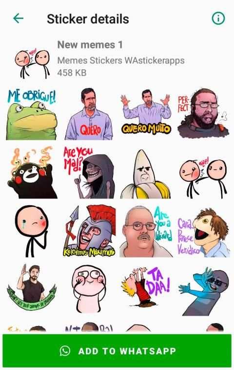 WAStickerApps Memes Stickers *** screenshot 9
