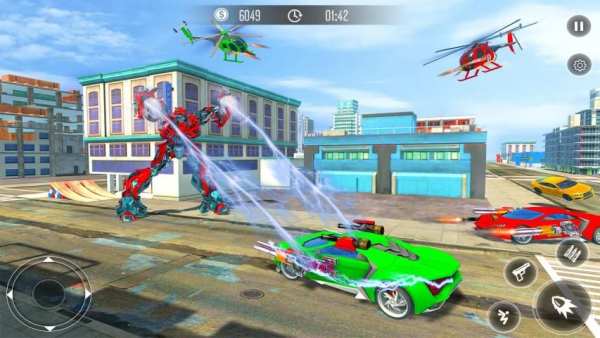 Helicopter Robot Battle: Robot Transformation Game screenshot 11