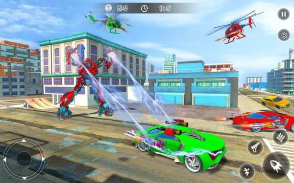 Helicopter Robot Battle: Robot Transformation Game screenshot 7