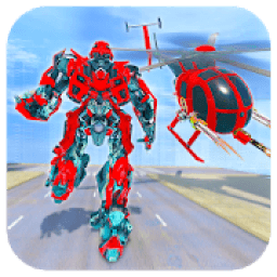 Helicopter Robot Battle: Robot Transformation Game आइकन