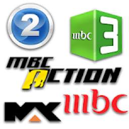 MBC Arabic TV live - mbc2, mbc3, mbc4, mbc action