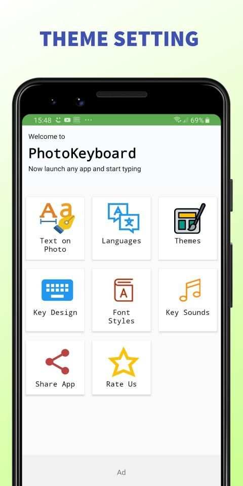 My Photo Keyboard -Emoji keyboard -Keyboard Themes स्क्रीनशॉट 1