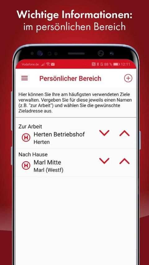 Vestische App screenshot 11