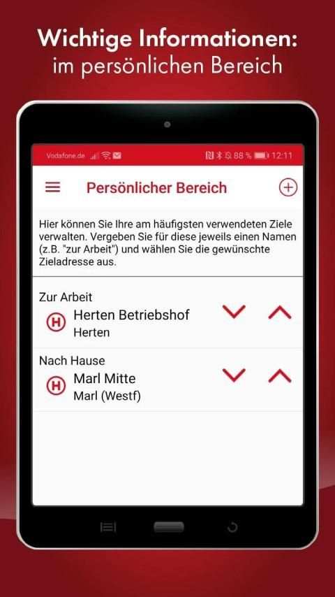 Vestische App screenshot 6