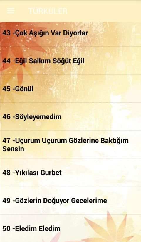 En Güzel Seçme Türküler İnternetsiz ( 50 Türkü ) screenshot 4