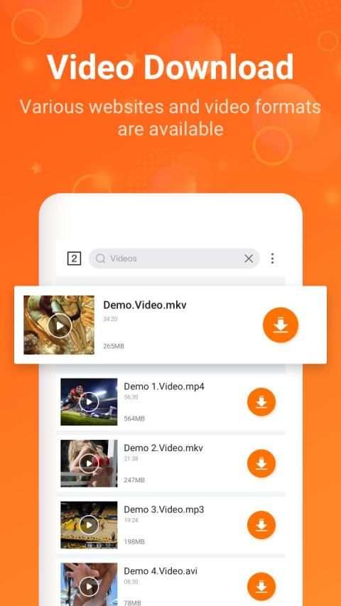 Video Download Expert - private browser & player screenshot 5