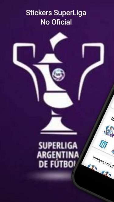 Stickers Superliga Arg para WhatsApp WAStickerApps screenshot 8