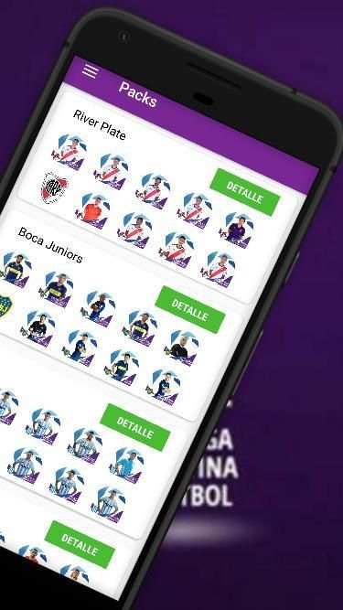 Stickers Superliga Arg para WhatsApp WAStickerApps screenshot 7